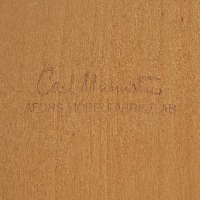 Carl Malmsten, nesting tables, 3 pieces, "Släden", Anniversary model 1988 no. 465.