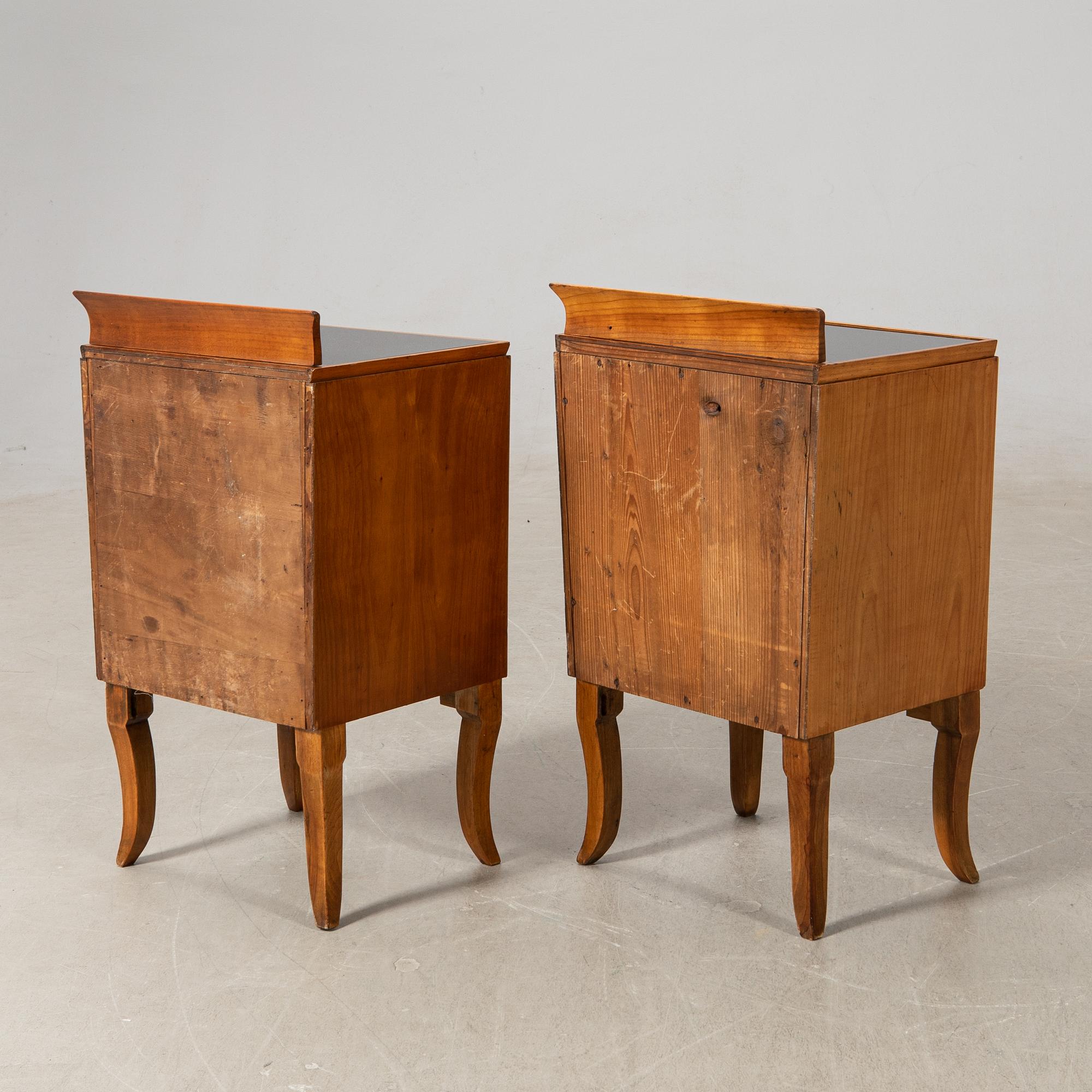Bed cupboard, a pair, early 20th century.