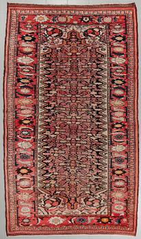 A rug, possible Malayer, semiantique/antique, 342 x 188 cm.
