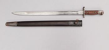 BAJONETT, m/1907, Sanderson, England.