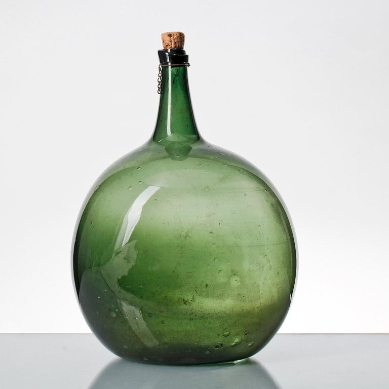 FLASKA, glas, 1800-tal.