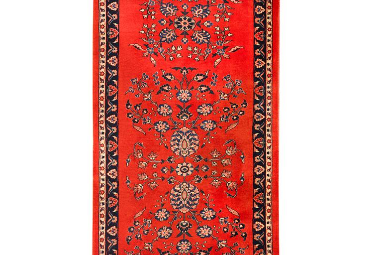 Gallerimatta, Sarouk, ca 632 x 90 cm.