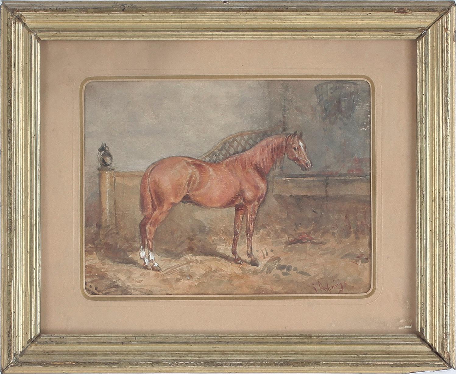 JOHN GEORG ARSENIUS, Akvarell, signerad.