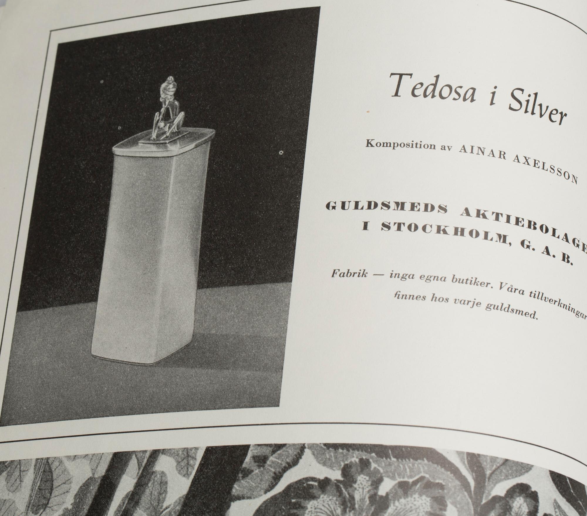 TIDSKRIFTER, Form, Svenska Slöjföreningens Tidskrift, 1950 och 1960-tal.