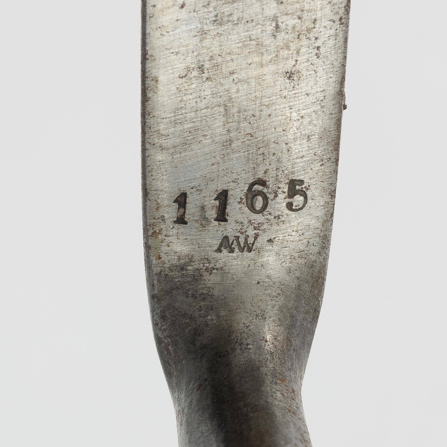 A Swedish 1860 pattern percussion rifle.