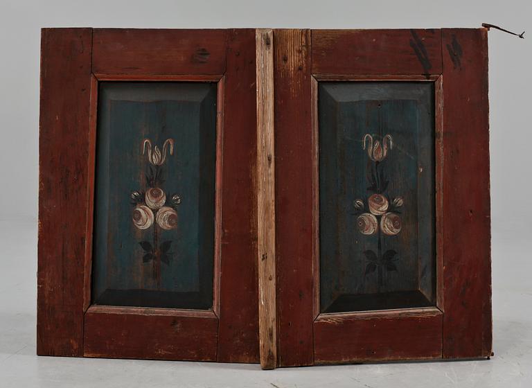 DÖRRAR, ett par, 1700/1800-tal.