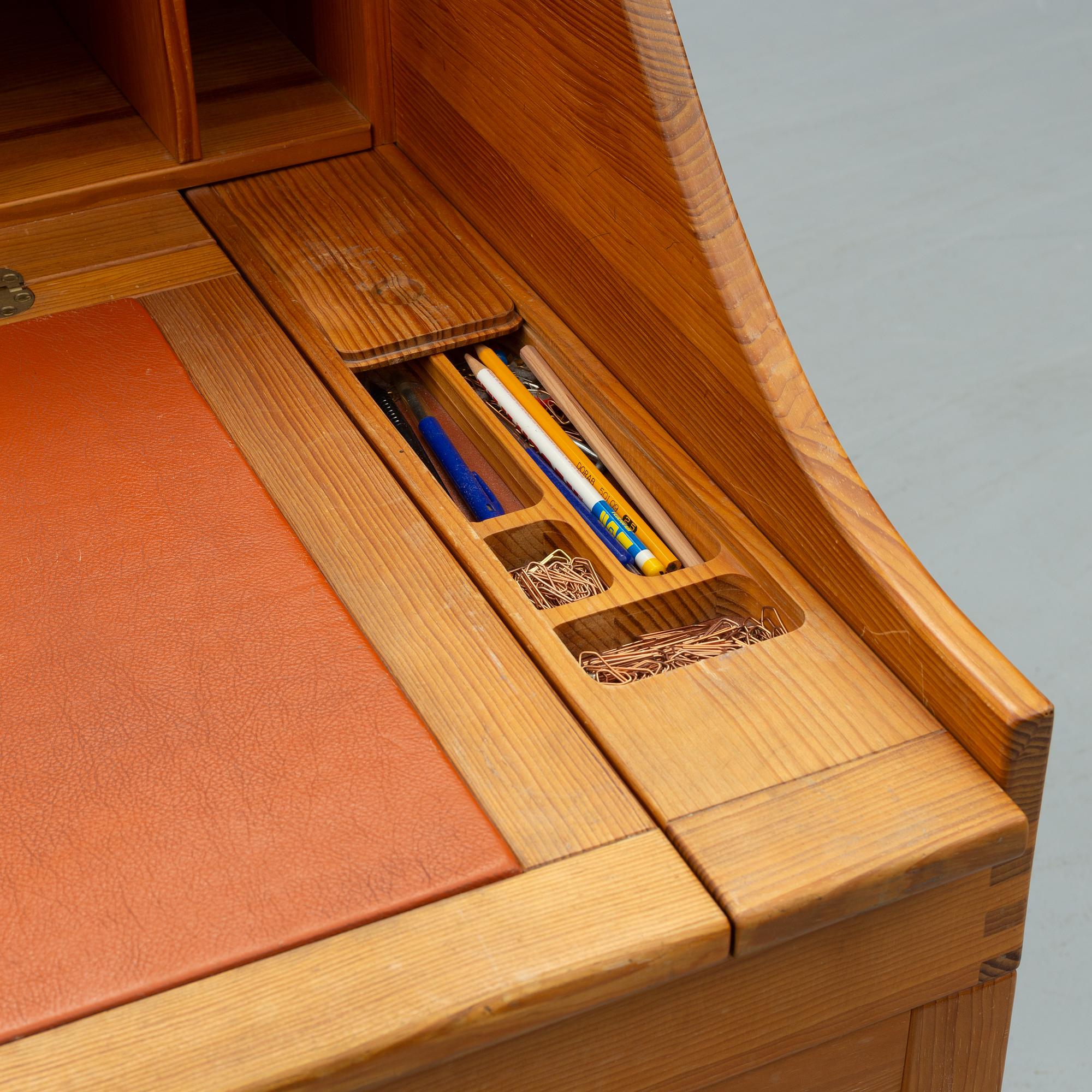 A mid 20th century writing desk by Andreas Hansen for Hadsten Träindustri, Denmark.