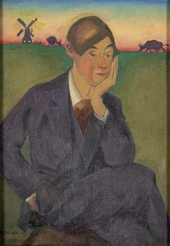 Einar Nerman, Porträtt av yngling.