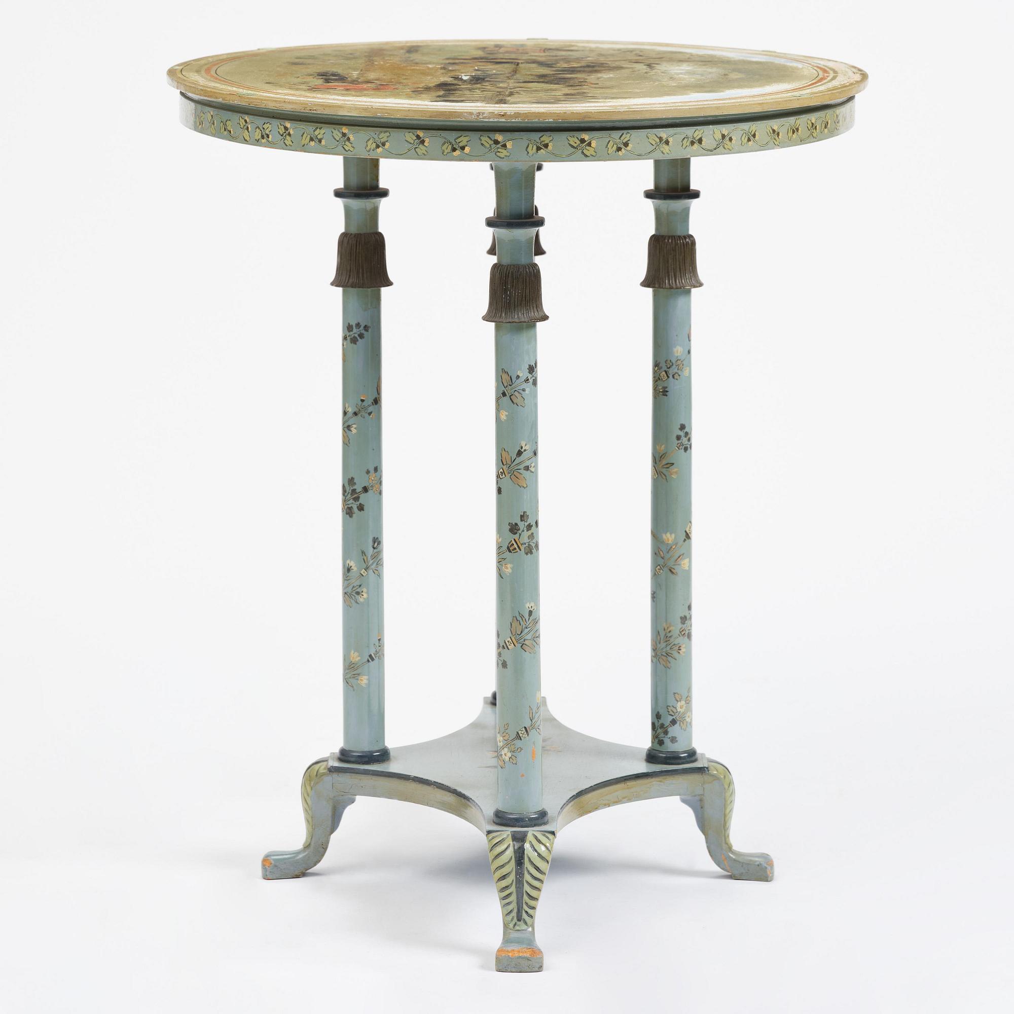 Carl Malmsten, an oval Swedish Grace table, cabinetmaker Albin Johansson, Stockholm, for Villa Kvikkjokk, 1927.