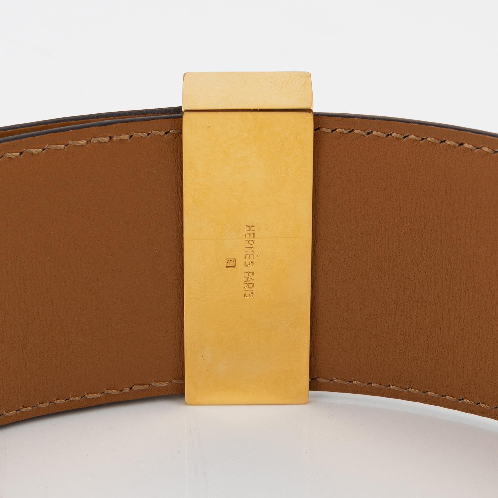 Hermès, skärp, "Collier de Chien", 2003, Storlek 75.