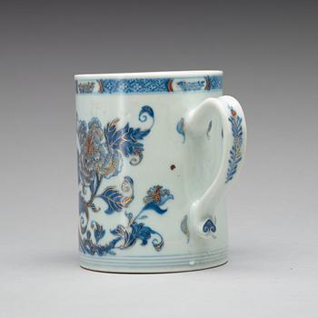 MUGG, kompaniporslin. Qingdynastin, Qianlong (1736-95).