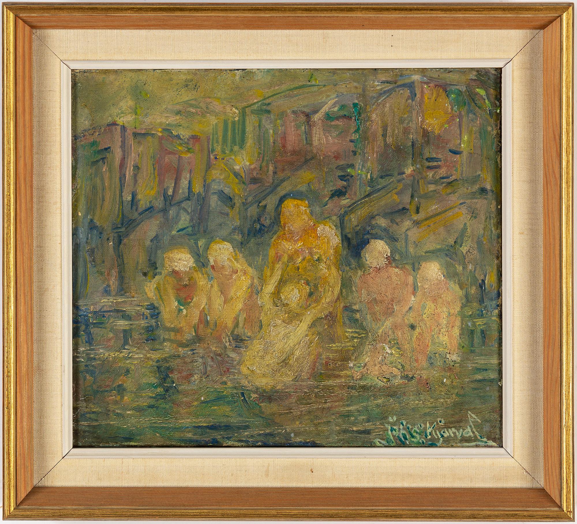 Johannes Sveinsson Kjarval, oil on canvas, signed.
