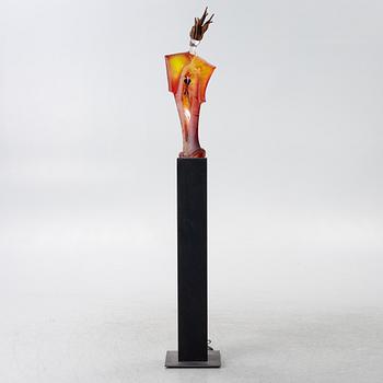 Kjell Engman, a unique glass sculpture, Kosta Boda.