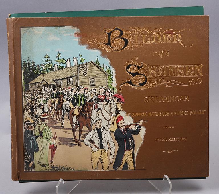 PARTI MÖNSTERPLANSCHER SAMT BOKMAPP, "Svenska Slöjdföreningen", 1880-1910-tal.