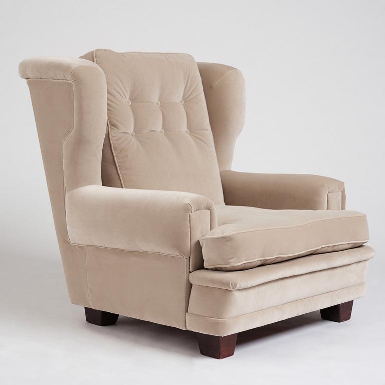 Åke Wennberg, a monumental armchair, STC (The Swedish Associations for Upholsterers), Stockholm 1960's.