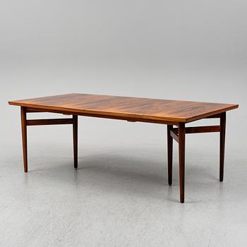 ARNE VODDER, a rosewood veneered dining table from Sibast, Denmark, 1950's/60's.