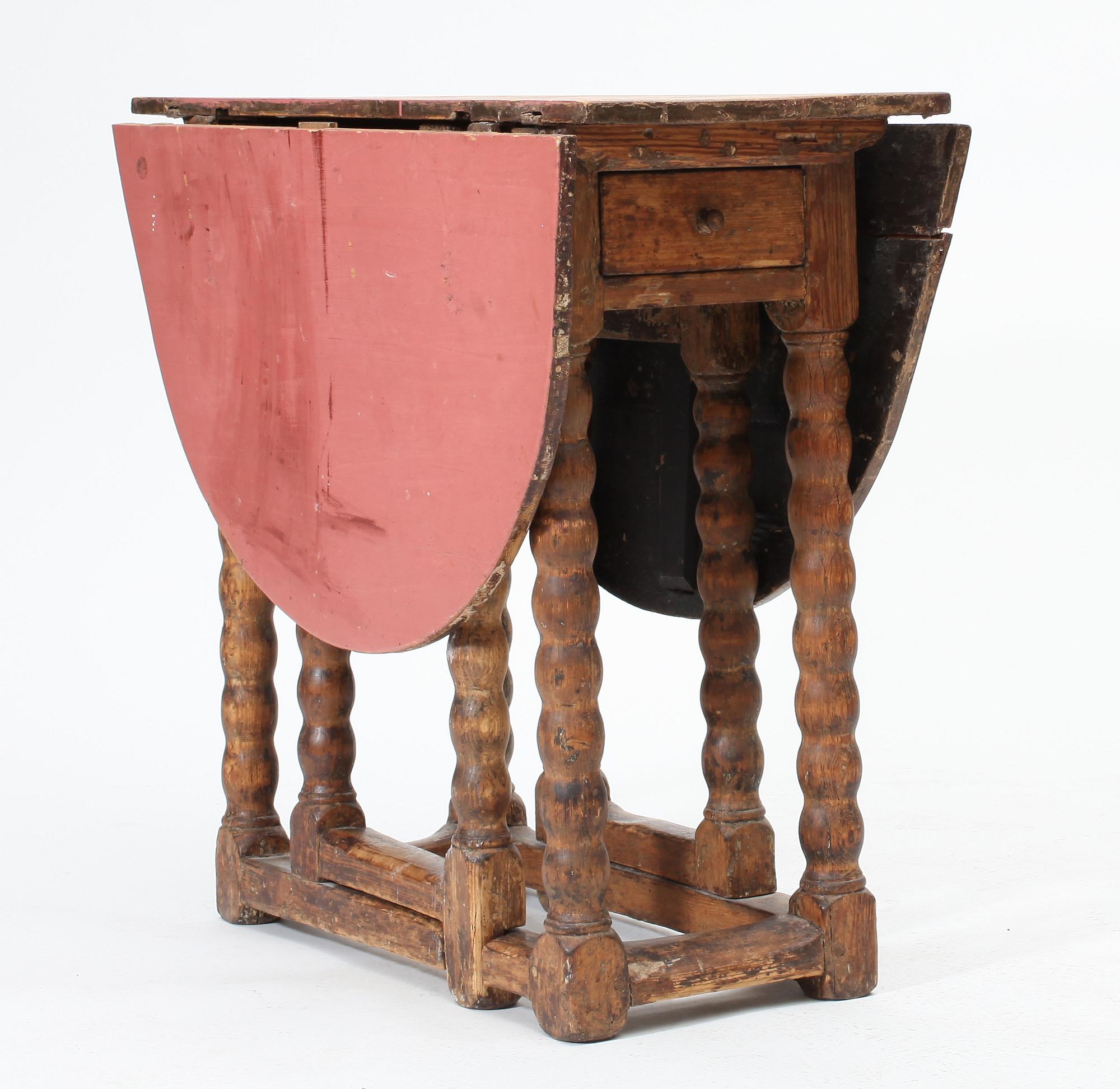 SLAGBORD, delvis 1700/1800-tal.