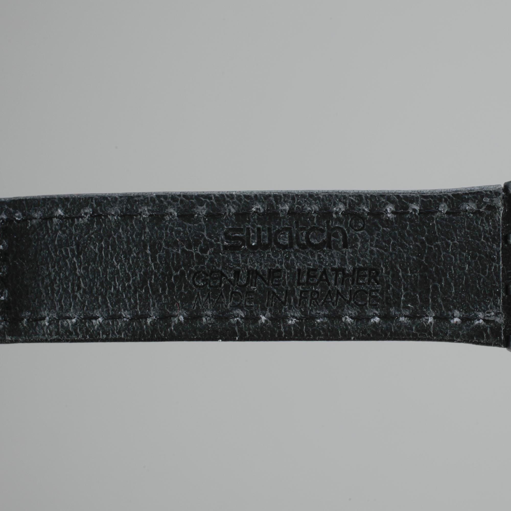 SWATCHKLOCKOR, 4st, "Wall Street", "Bark Bark", "360 Rouge Sur Blackout", "Silver Plate", plast, ca1991-1995.