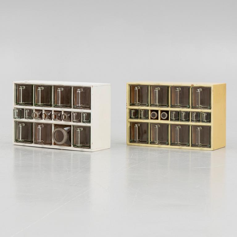 Two 1930/40s spice-rack from Boet, Sweden.