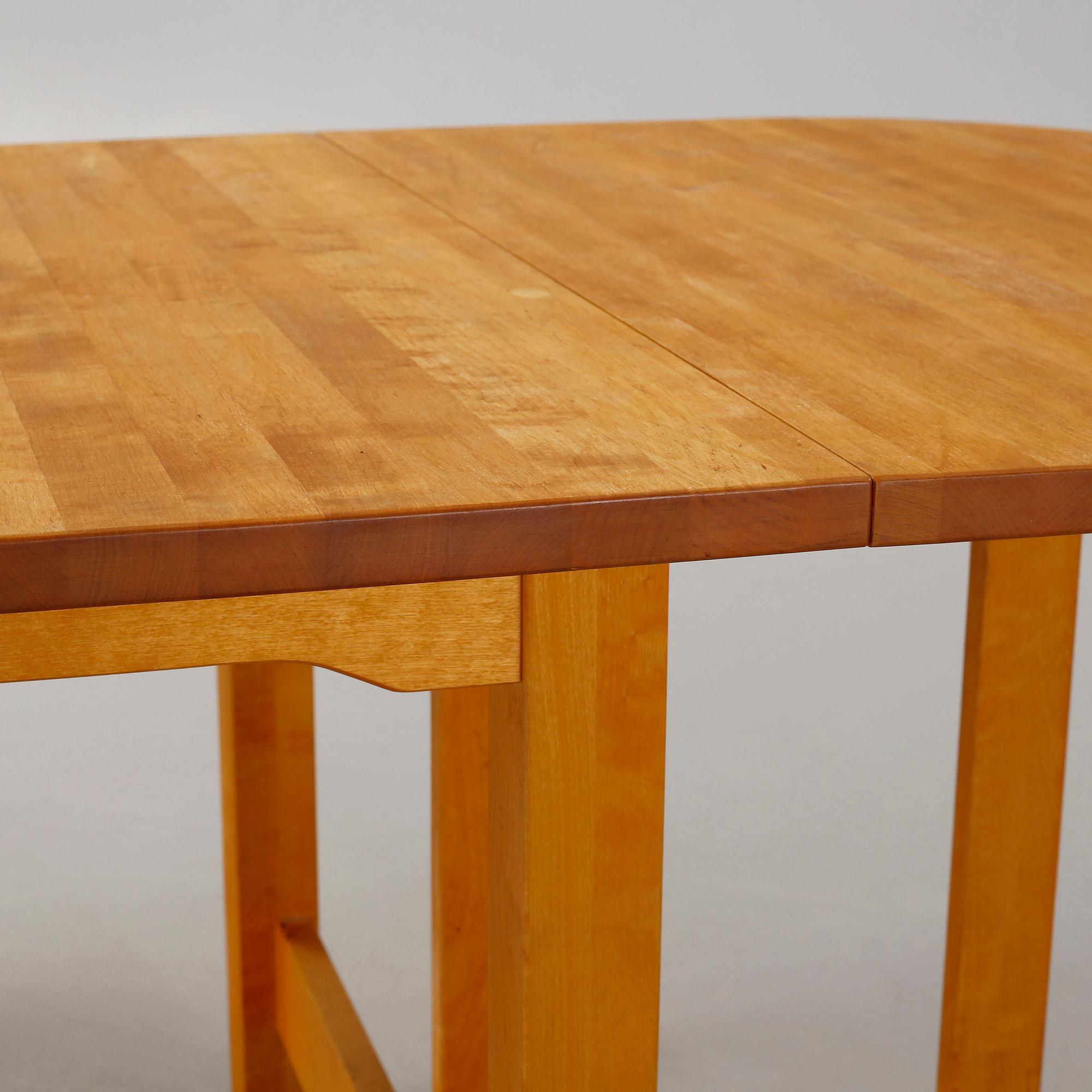 NILS-GÖRAN GUSTAFSSON, matbord, "Björka", Stolab, daterat 1988.