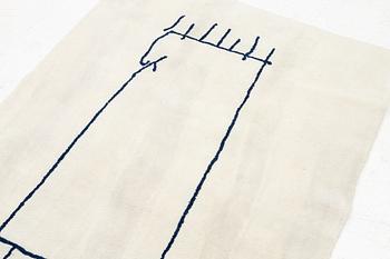 Jonas Bohlin, Rug, Asplund, approx. 203 x 149 cm.
