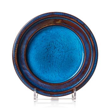 100. Wilhelm Kåge, an early Farsta stoneware dish, Gustavsberg 1933.