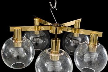 HANS-AGNE JACOBSSON, a a pair ceiling lamp, modell T 376/5 Markaryd second half of 20th century,