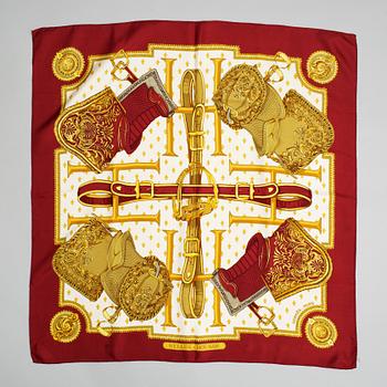 Hermès, scarf, "Selles a Housse".