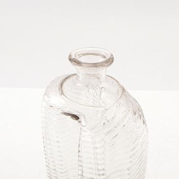 A  Swedish glass bottle, Skånska Glasbruket, 18th century.