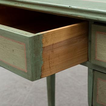 A Gustavian-style writing desk, 20th century.