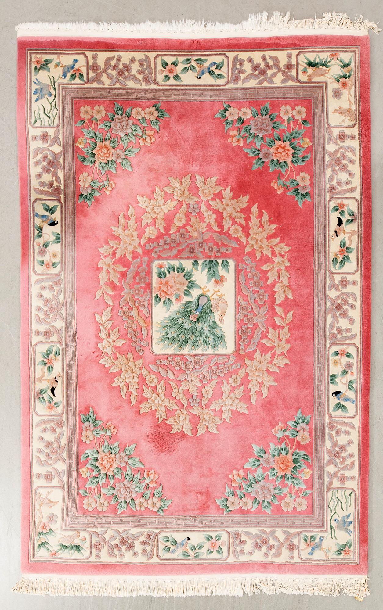 Carpet China old approx. 313x214 cm.