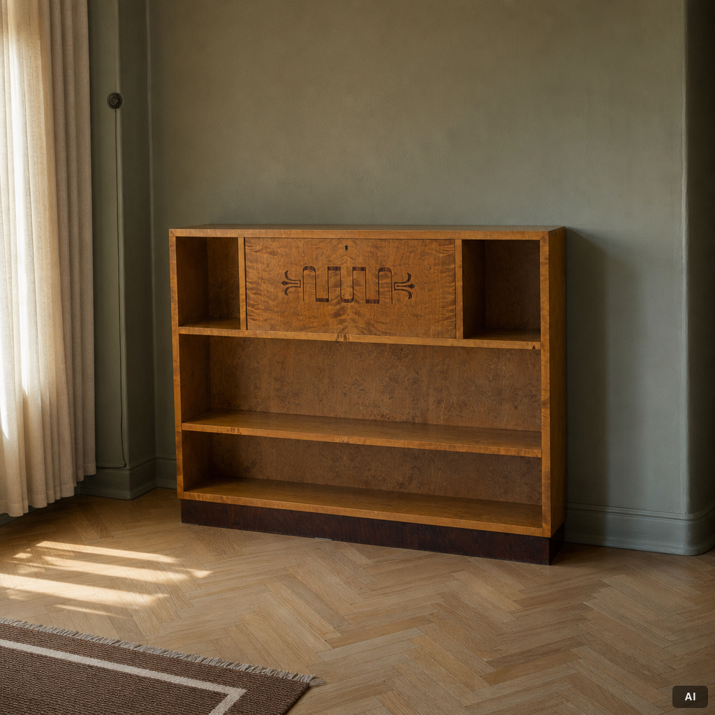 Art Déco, Bokhylla, 1930-tal.