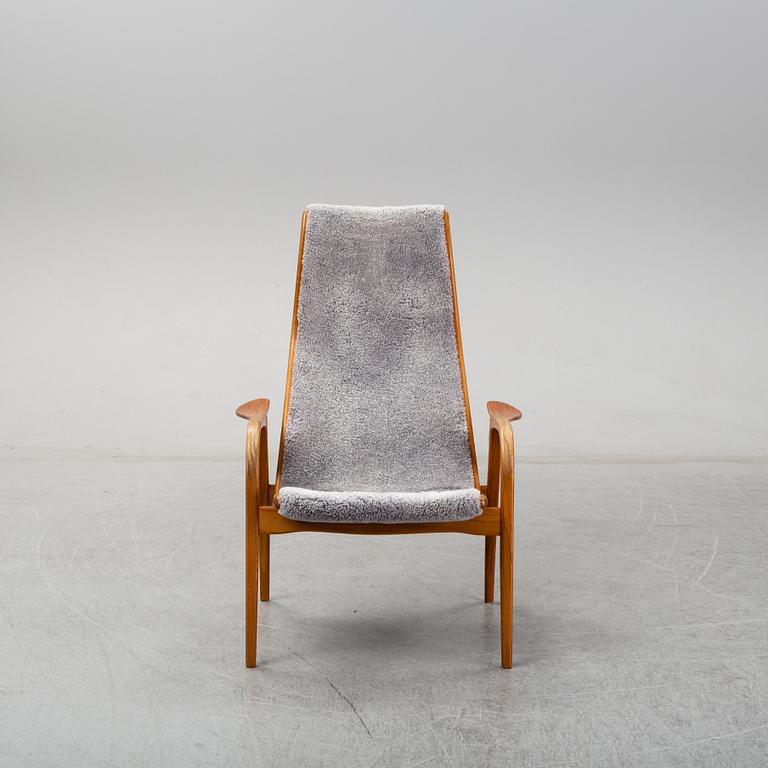 Yngve Ekström, a teak and oak 'Lamino' easy chair, Swedese.