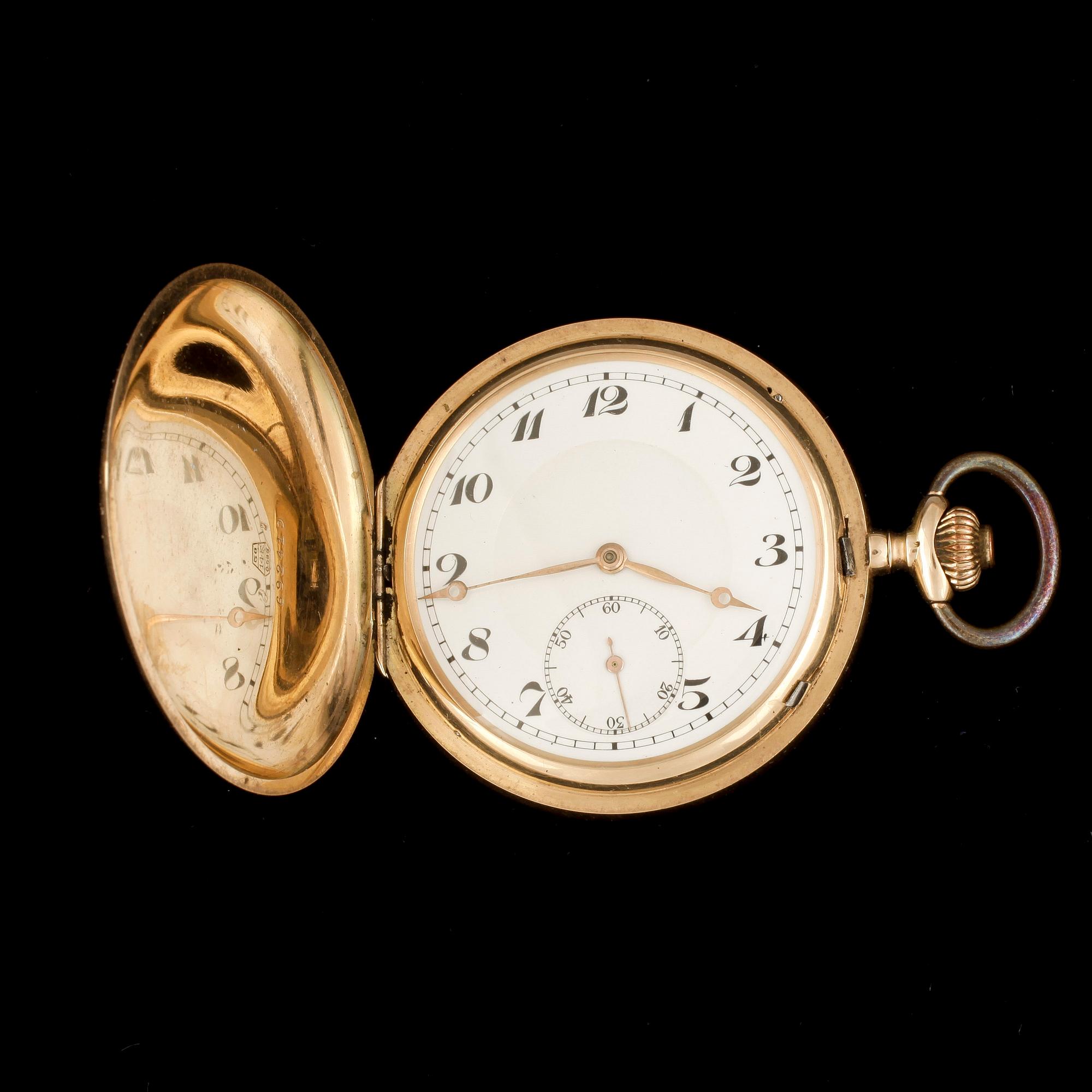 HERRFICKUR, guld 14K, tidigt 1900-tal. Tot ca 98 gram.