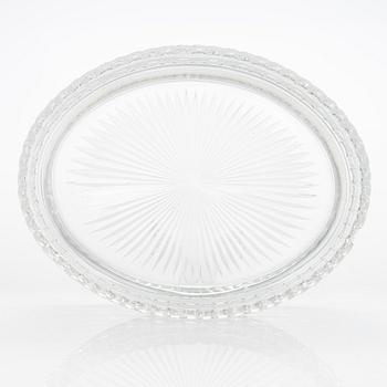 An early 20th-century Fabergé silver-mounted cut-glass presentation bowl. Imperial Warrant, scratched inventory number.