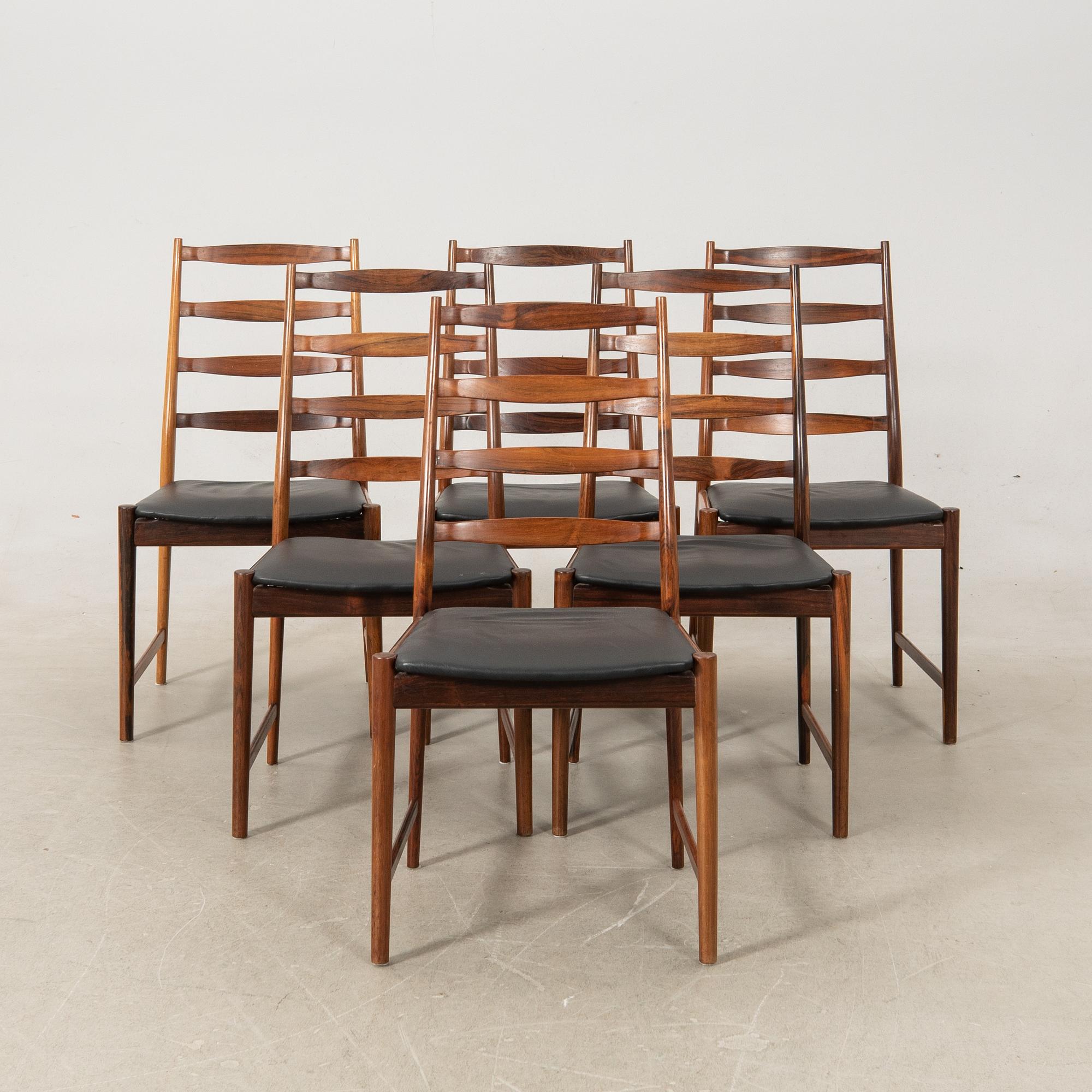 Torbjørn Afdal, Dining group 7 dlr model 113, Vamo Møbelfabrik, Sønderborg.