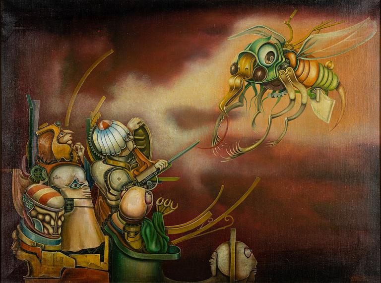 Walter Fölser, oil on canvas, signed.