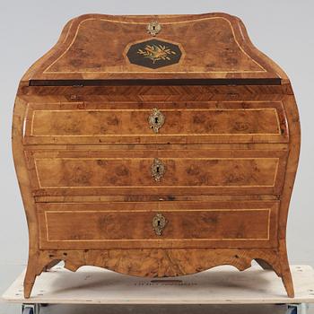 SEKRETÄR, rokoko, 1700-talets andra hälft.