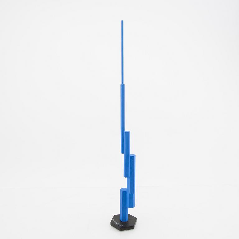 Oscar Reutersvärd,  sculpture painted brass, signed.
