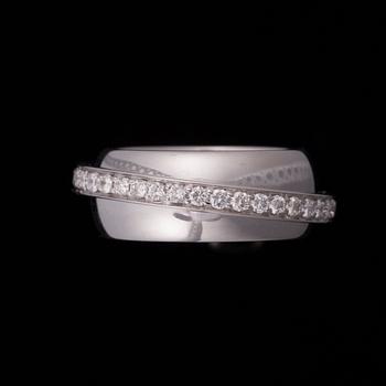 Piaget, A RING, 18K white gold, diamonds. Piaget. Weight c. 16.9 g.