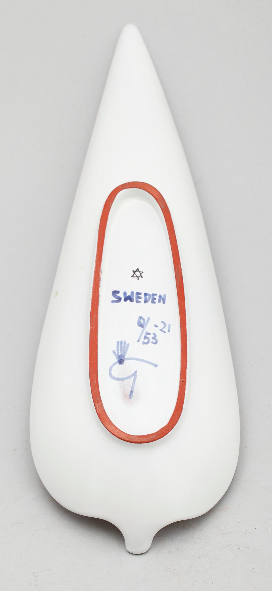 FAT, fajans, Stig Lindberg, Gustavsbergs studio, 1950-tal.