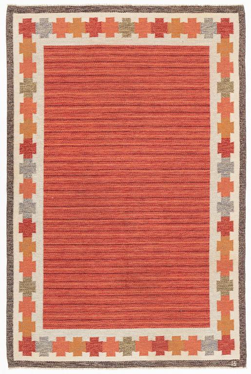 Ingegerd Silow, matta, rölakan, ca 234 x 157 cm.