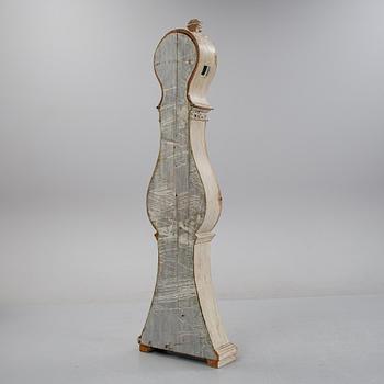 A Swedish painted loncase clock from around the year 1800.