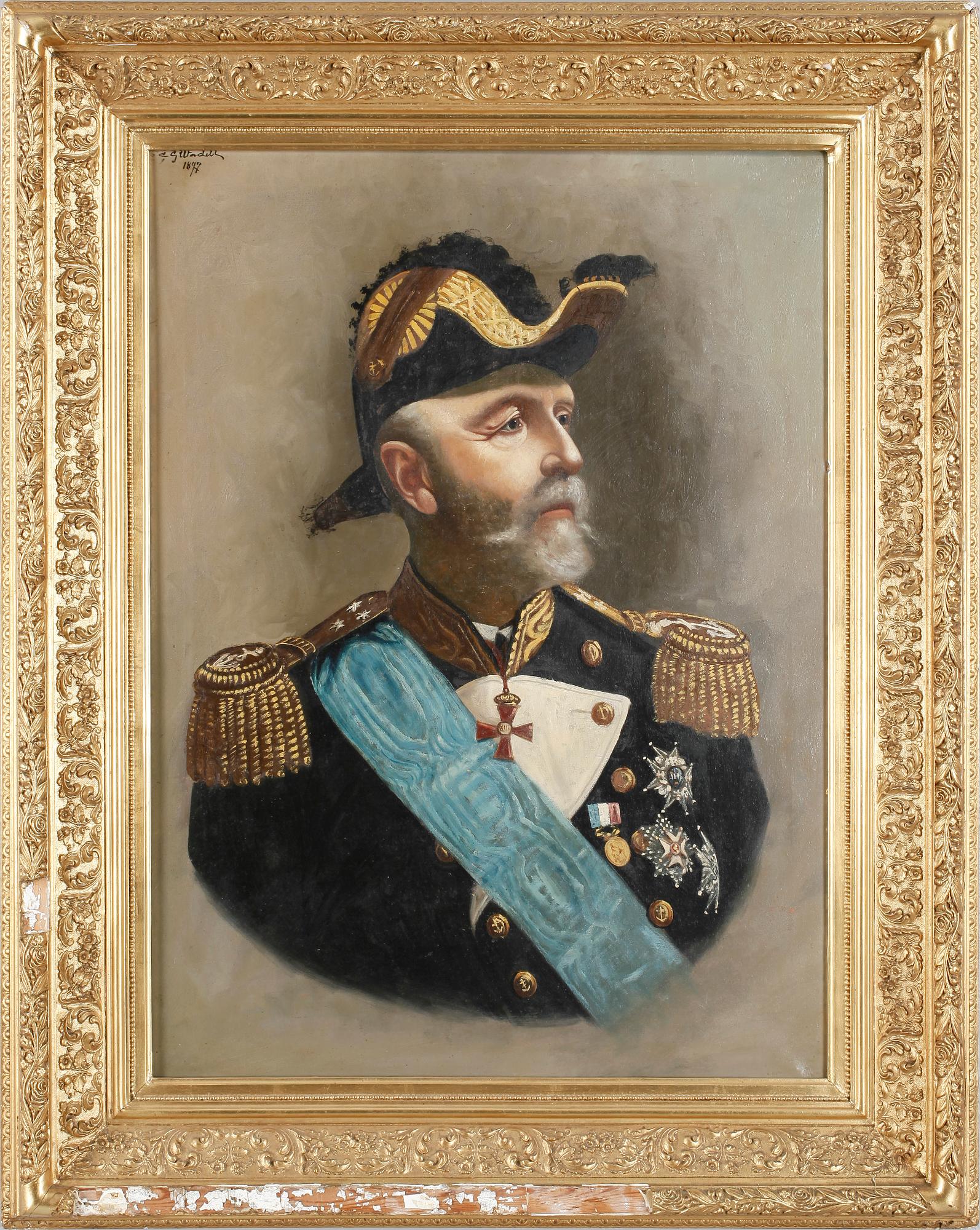 CARL GABRIEL WADELL, olja på duk, signerad och daterad 1897.