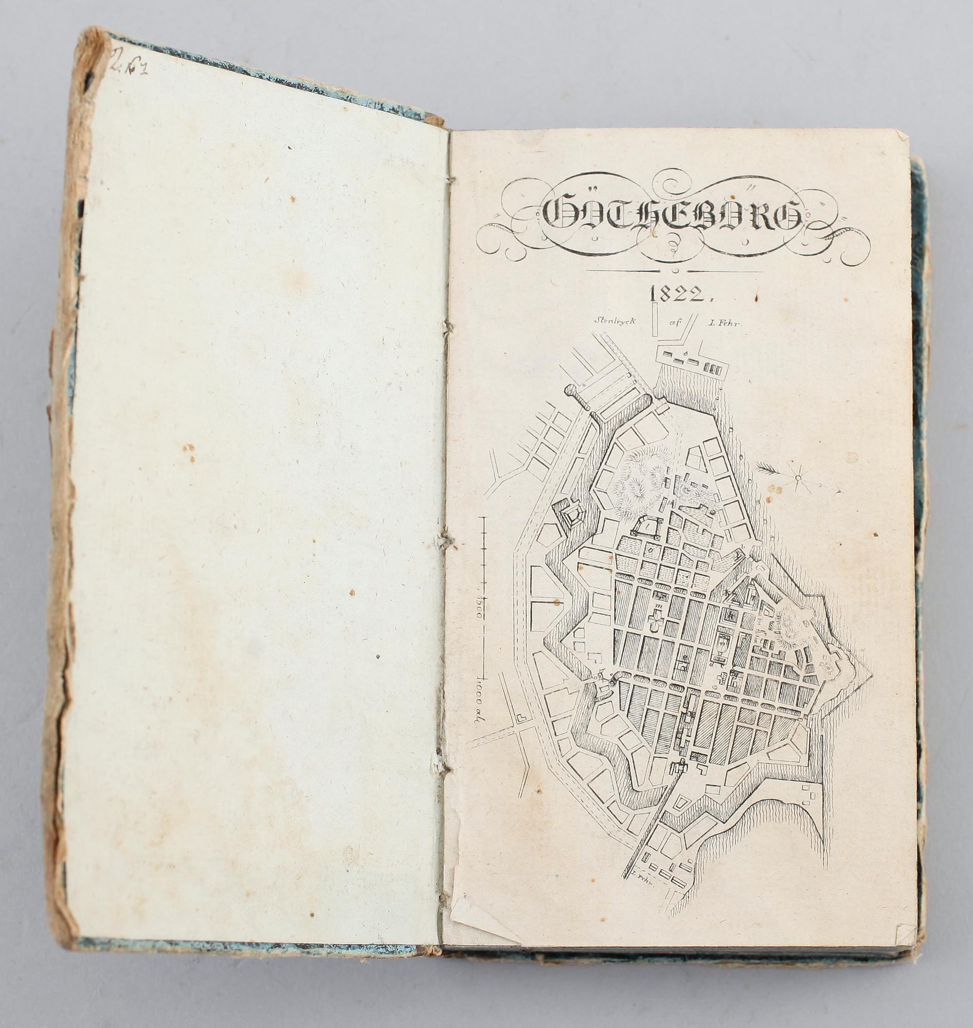 BOK: Handbok för Resande i Sverige, Geo Löwegrens Boktryckeri, Göteborg 1820.