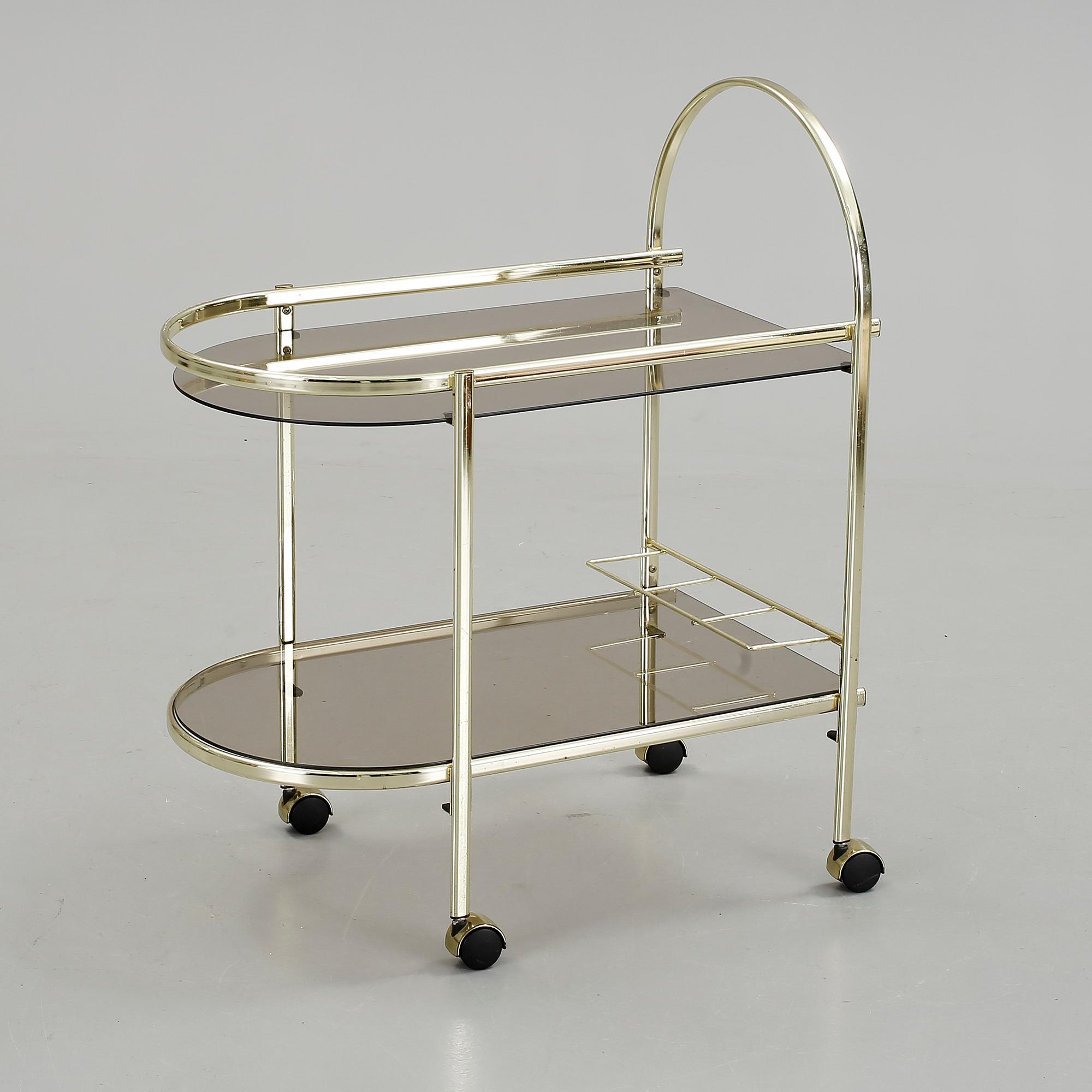 DRINKVAGN, metall, 1980/90-tal.