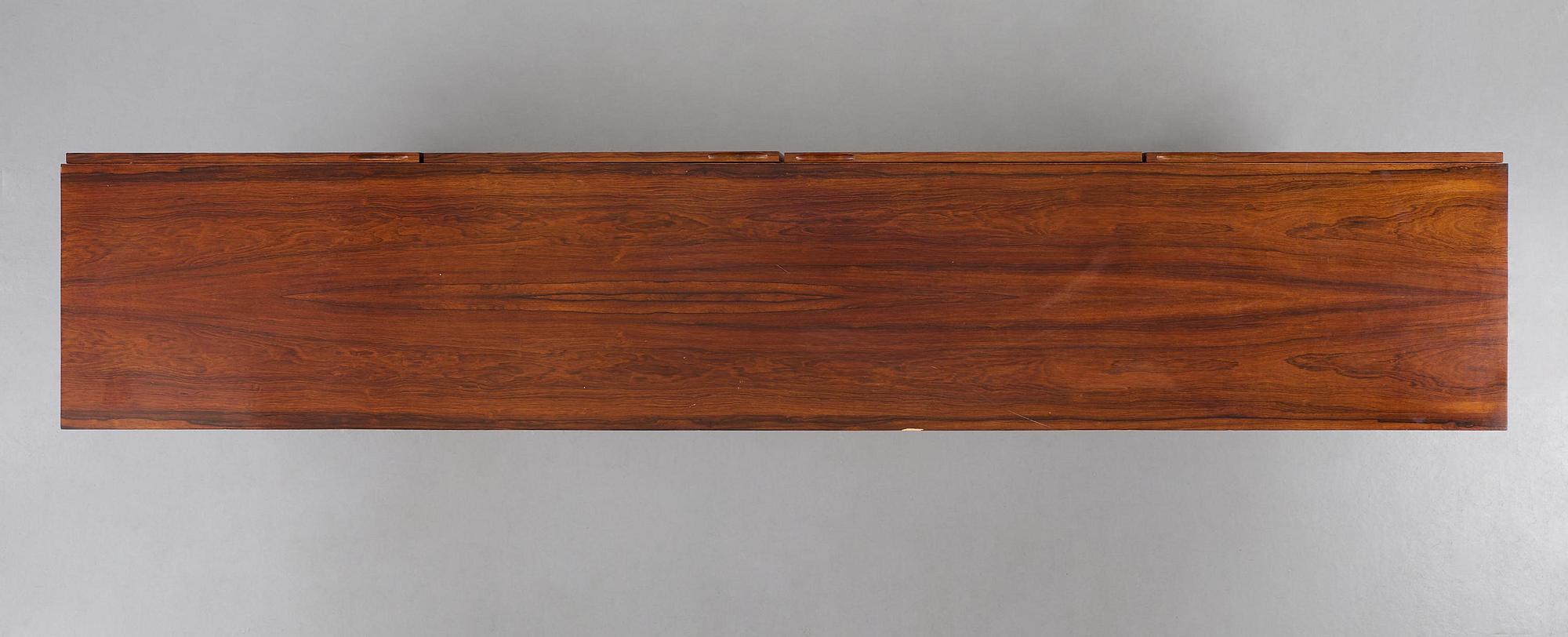 Ib Kofod-Larsen, a rosewood veneered sideboard model "501" from the "Ib 500" series, Seffle Möbelfabrik, Sweden, 1960s.