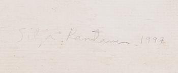 Silja Rantanen, pencil drawing, signed and dated on the frame 1997.