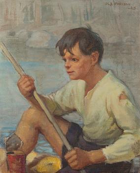 Ola Forsell, Pojke som metar fisk.