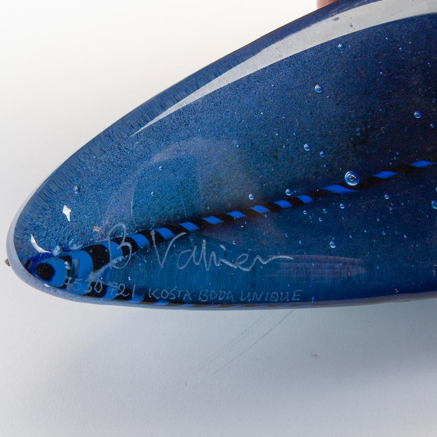 Bertil Vallien, a unique glass sculpture, Kosta Boda, Sweden.